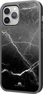 Black Rock Protective Marble Case Cover Apple iPhone 13 Pro Max czarny