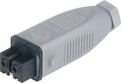 Złącze kablowe zasilające męskie Hirschmann STAK 200, 2 + PE, 16 A, 400 V