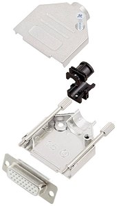 Zestaw listew żeńskich D-Sub encitech DTZK15-HDS26-W-K 6355-8012-12, rzędy: 3, styki: 26, 180 °, 1 szt.