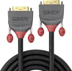 Kabel DVI LINDY LINDY 15m DVI-D Kabel M/M Anthra Line 36241, 15.00 m