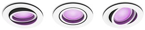 Reflektor sufitowy LED Philips Lighting Hue White & Col. Amb. Centura Einbauspot 3 flg. weiß 3x350lm Hue 871951434288000 17.1 W