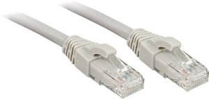 Kabel LAN LINDY 45406, 1 szt., RJ45, CAT 6, U/UTP, 7.50 m, szary