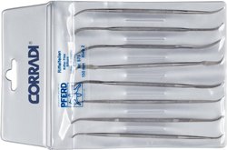 Zestaw precyzyjnych pilników sprawdzających 8 szt. Typ 575 Szwajcarski szlif 2 średnio-drobny Zestaw pilników PFERD 575 150 H2 19505754 150 mm 1 szt.