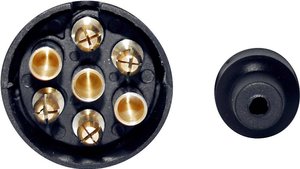 7-pinowe złącze wykonane z tworzywa sztucznego TFA Stecker 88000