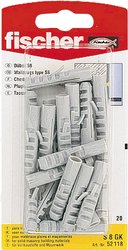 Kołki rozporowe Fischer 52118 S8 GK, nylon, 20 szt.