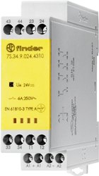 Przekaźnik Finder 7S.34.9.024.4310  6 A 1 NC, 3 NO  1 szt.