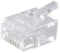 Shiverpeaks BASIC-S sieciowy wtyk modularny RJ12 6-pinowy, 6 styków przypisanych, wersja DEC, styki pozłacane, opak. 10 szt. Złącze męskie RJ Shiverpeaks BS72050-DEC-10, RJ12, piny:6P6C, 10 szt.