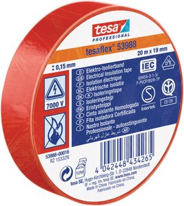 Taśma izolacyjna tesa tesa® Professional 53988-00016-00  (D x S) 20 m x 19 mm 20 m 1 szt.