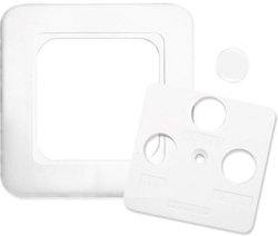 Schwaiger ADE / ADR532 płytka ścienna / osłona przełącznika biała Osłona gniazda anetowego Schwaiger ADE/ADR532 ADEADR532, 1 szt.