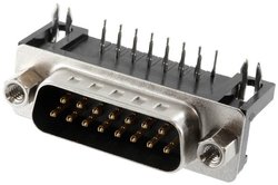 Listwa męska D-Sub Connfly DS1037-15MNAKT74-0CC, rzędy: 2, styki: 15, 1 szt.