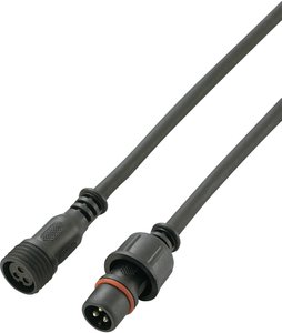 Wodoszczelne złącze z kablem, ilość biegunów: 3, wtyczka i gniazdo z kablem o długości 50 cm 5 A 739681 1 szt.