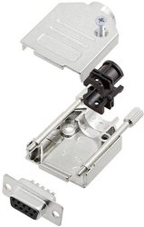 Zestaw listew żeńskich D-Sub TRU COMPONENTS TCDTZK09DBSK 7709624, rzędy: 2, styki: 9, 180 °, 1 szt.