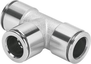 Złączka T FESTO NPQM-T-Q10-E-P10    Średnica rury: 10 mm   1 szt.