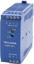Zasilacz na szynę DIN TDK-Lambda DRB50-48-1, 48 V/DC, 1.05 A, 50.4 W