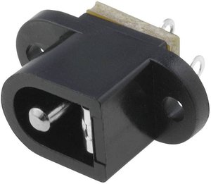 Złącze niskonapięciowe Cliff Złącze męskie niskonapięciowe Cliff DC-13A złącze żeńskie do wbudowania poziomego  5.5 mm 1 szt.