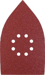 Trójkąty szlifierskie QUICK-STICK, DREWNO I METAL, elektrokorund, 107 x 175 mm, ziarnistość 180 Papier ścierny delta kwb  493418 175 mm 5 szt.