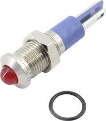 Lampka sygnalizacyjna LED TRU COMPONENTS TC-92106c17 1605957, 60 mcd, 12 V DC/AC, 8 mm