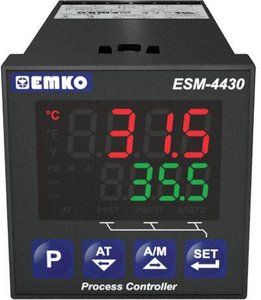 Regulator uniwersalny Emko ESM-4430.1.20.0.1/01.02/0.0.0.0 Pt100, L, J, K, R, S, T, B, E, N, C -200 do 1700 °C Przekaźnik 5 A, SSR (D x S x W) 87 x 48 x 48 mm