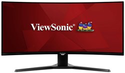 Viewsonic VX3418-2KPC Monitor  EEK G (A - G) 86.4 cm (34 cal) 3440 x 1440 px 21:9 1 ms DisplayPort, HDMI, słuchawki (jack 3,5 mm) LCD (VA)