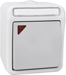 Przełącznik schodowy Peranova 102450 jasnoszary, ciemnoszary