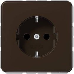 Jung CD1520BR Styk uziemienia 16A 250V brązowy Gniazdo z uziemieniem Jung CD1520BR brązowy