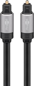 Kabel optyczny audio Toslink Goobay 5 m, adapter 3.5 mm