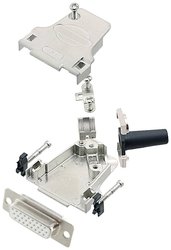Zestaw listew żeńskich D-Sub encitech D45ZF15-HDS26-W-K 6355-8064-12, rzędy: 3, styki: 26, 45 °, 1 szt.