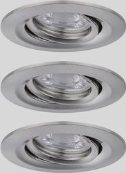 Oświetlenie wewnętrzne LED Paulmann EBL Nova mini Plus Coin 92973 Zestaw 3-elementowy 4.20 W