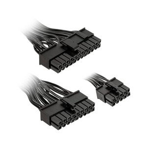 Modularny kabel do płyty głównej Kolink Regulator 20+4-pin kabel Kolink KL-CBR-ATX, czarny