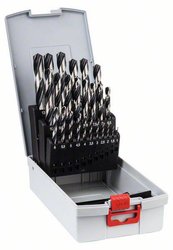 Zestaw wierteł krętych do metalu HSS PointTeQ, DIN 338, 25-częściowy ProBox Zestaw wierteł krętych do metalu Bosch Accessories 2608577352 1 szt.
