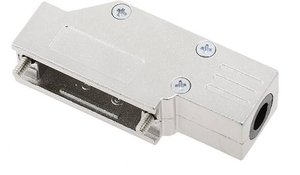 Obudowa złącza D-SUB encitech DCMR15-FK-K 6560-0501-02, metal, 90 °, 1 szt.