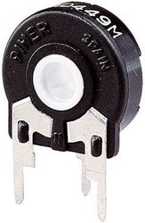 Potencjometr montażowy Piher PT 15 NH 1M, O = 15 mm, 1 MOhm, 250 V, 0,25 W, 270°, +30 %