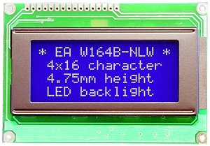 Wyświetlacz 7 segmentowy EAW164B-NLW DISPLAY VISIONS EAW164B-NLW  niebiesko-biały