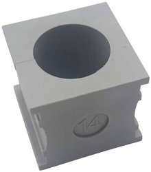 Przepust kablowy TRU COMPONENTS KT 14 TC-10329256, (D x S) 21 mm x 21 mm, elastomer, 1 szt.