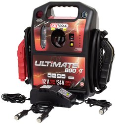 12 V + 24 V Akumulator Booster Mobilny Jump Starter 1700 A Urządzenie rozruchowe KS Tools 550.1820, 5000 A, 22 Ah