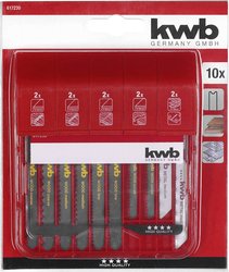 Zestaw brzeszczotów KWB, 10-częściowy kwb  617230 1 szt.