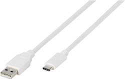 Kabel USB Vivanco DCVVUSBC20A12W, USB 2.0, Złącze męskie USB-A, Złącze męskie USB-C®, 1.20 m