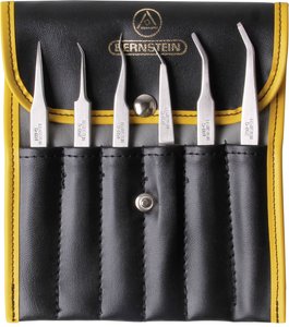 Specjlany zestaw pęste SMD, 6-częściowy Zestaw pęset Bernstein Tools 5-050