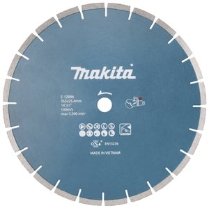 Makita E-12996  Tarcza tnąca diamentowa Średnica 355 mm Średnica otworu 25.4 mm  1 szt.