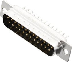 Listwa męska D-Sub 180 ° Ilość styków: 25 lutowane MH Connectors MHDD25-M-T-B-S 1 szt.