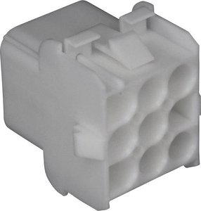 Obudowa złącza pin żeńskiego na kabel TE Connectivity 350784-1, Ilość pinów 15, Wymiary siatki: 6.35 mm, 1 szt.