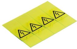 Pokrywa z ostrzeżeniem  Wieland AD VB 6/4   Żół.