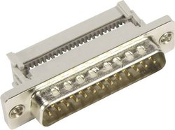 Złącze męskie D-Sub Harting 09 66 328 7700, rzędy: 2, styki: 25, 180 °, 1 szt.