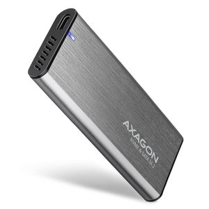 AXAGON EEM2-SG2 RAW BOX - Obudowa zewnętrzna na dyski SSD M.2 USB-C 3.2 Gen 2 - srebrna Obudowa dysku M.2 AXAGON EEM2-SG2 RAW BOX EEM2-SG2, USB-C® USB 3.2 (Gen 2)