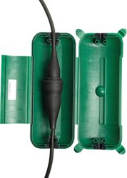 Osłona złączy Heitronic 21045, (D x S x W) 290 x 111 x 75 mm