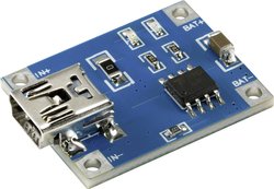 TRU COMPONENTS moduł ładowania do akumulatorów litowych 1A (2 sztuki) Moduł ładowania TRU COMPONENTS TC-8579944 1 szt.