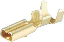 Konektor płaski żeński, nieizolowany Schlegel FH2,8, mosiądz cynowany, 2,8 x 0,8 mm
