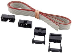 BKL Electronic 10122101 Zestaw złącza żeńskiego z reduktorem naprężeń kablowych Siatka: 2.54 mm Ilośc pinów: 16 Ilość rzędów: 2 1 zest.