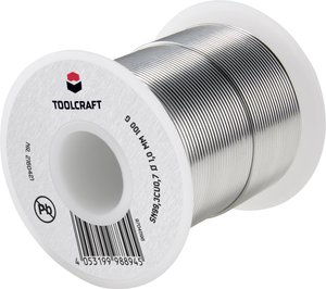 Cyna lutownicza bezołowiowa TOOLCRAFT  TO-6481263 szpula Sn99,3Cu0,7 100 g