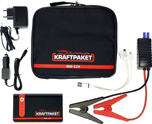Urządzenie rozruchowe, booster Dino KRAFTPAKET 136103, Prąd rozruchowy przy 12 V: 200 A, 9 Ah